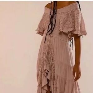 Free People Dancing On Air Maxi Dress Size L